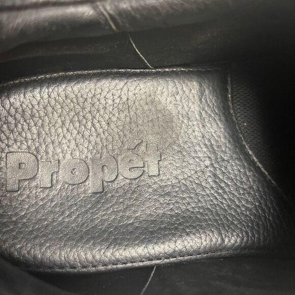 Propet Scandia Strap Black Grain Leather Men’s loafers SZ14 main image 10